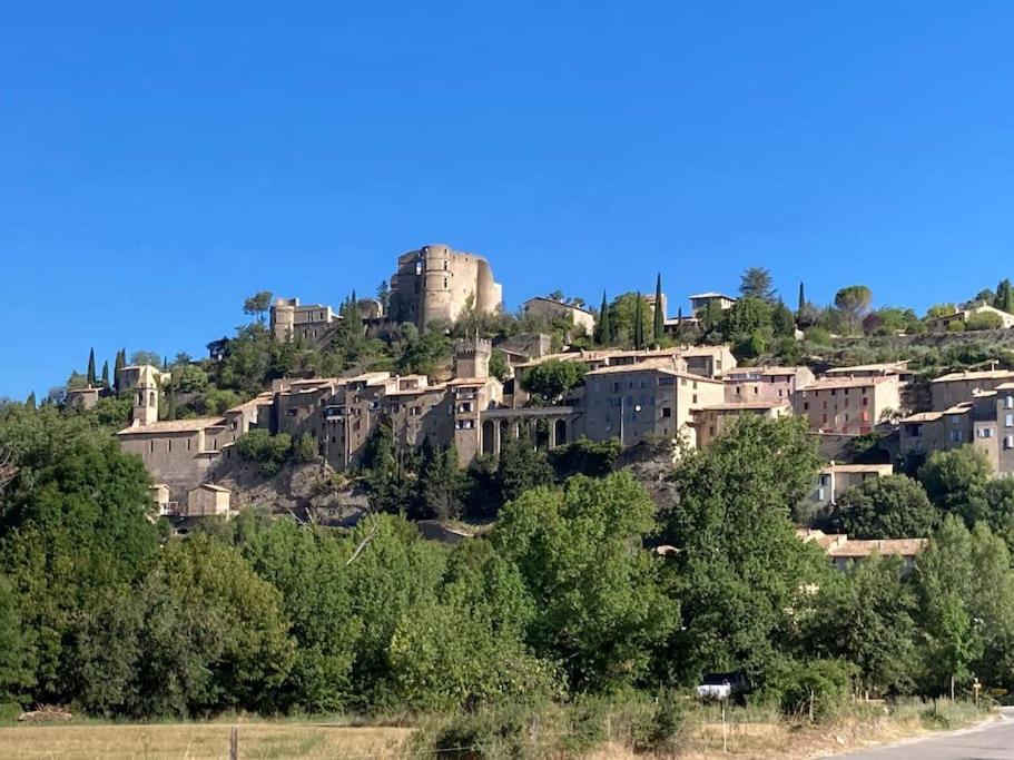 Ferienwohnung La Vue Est Belle Montbrun-les-Bains Exterior foto