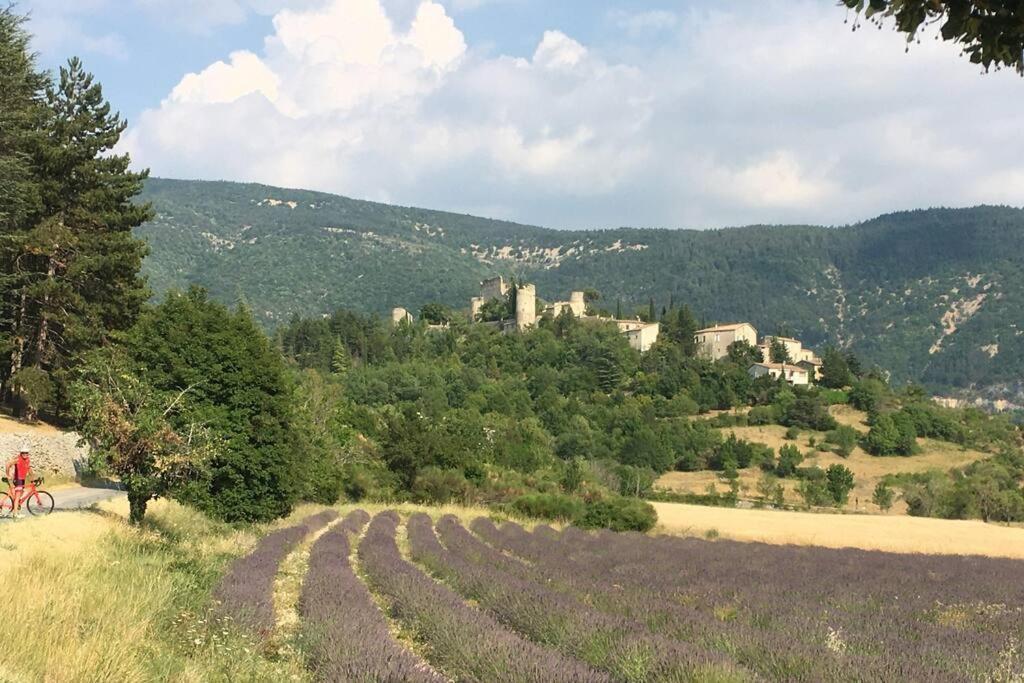 Ferienwohnung La Vue Est Belle Montbrun-les-Bains Exterior foto