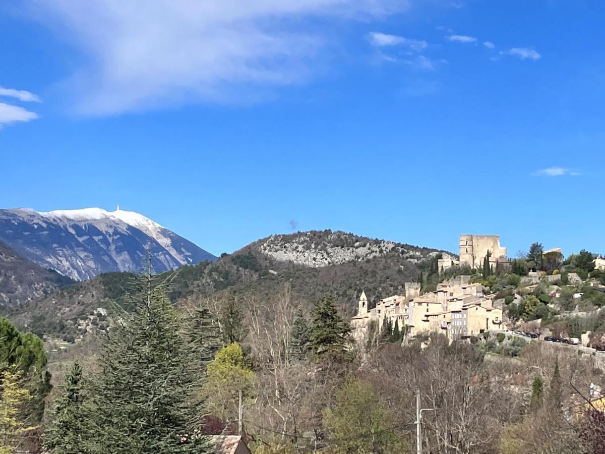 Ferienwohnung La Vue Est Belle Montbrun-les-Bains Exterior foto